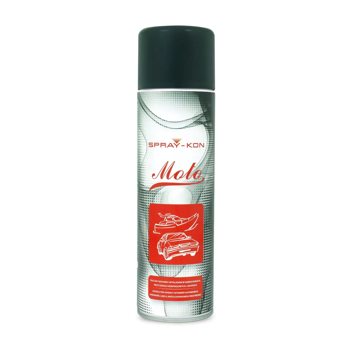 Klej podsufitki do tapicerki samochodowej Moto Spray-Kon - Silny chwyt i szybka aplikacja